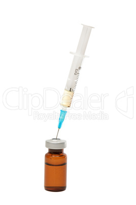 ampoule and syringe