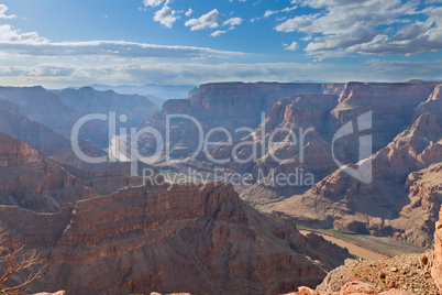 Grand canyon with Colorado river view