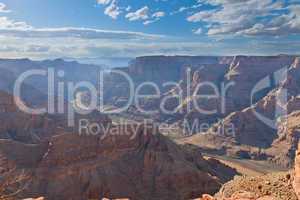 Grand canyon with Colorado river view