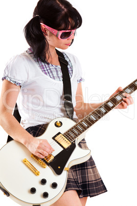 girl with a guitar