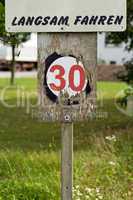 Speed Limit Sign