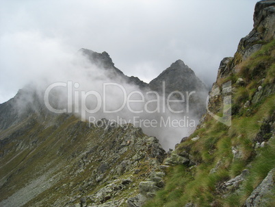 Fog in the mountains