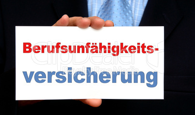 Berufsunfähigkeits- Versicherung