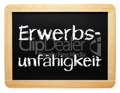 Erwerbsunfähigkeit