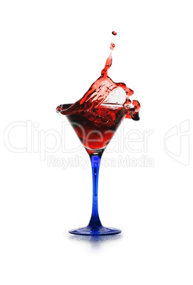 Red Splashing Cocktail