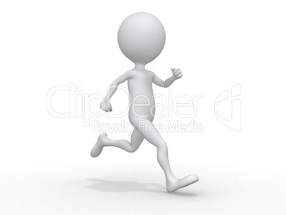 Running 3d character