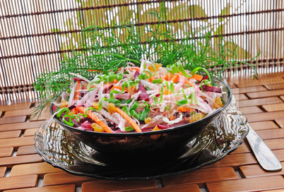 Fresh vegetable salad