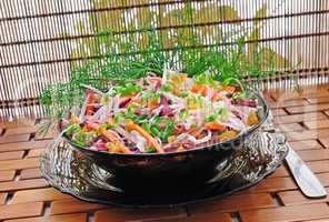 Fresh vegetable salad