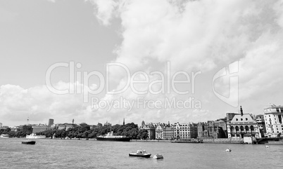 River Thames in London