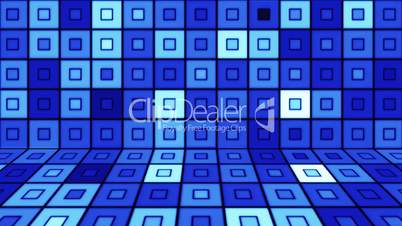 beaming blue squares disco loopable background
