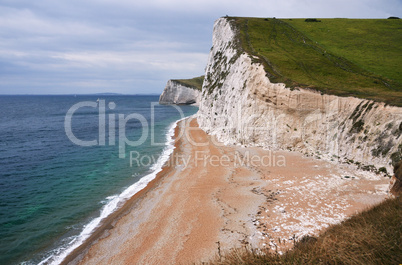 Cliff line in Dorset
