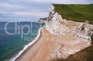 Cliff line in Dorset
