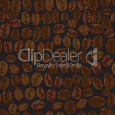Seamless coffee beans.
