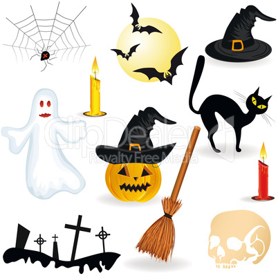 Halloween icons