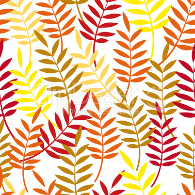 Autumn background. Leaves seamless.