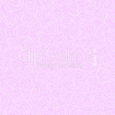 Pink vector rose seamless flower background