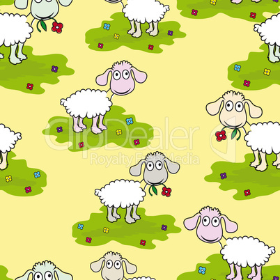 Seamless wallpaper pattern