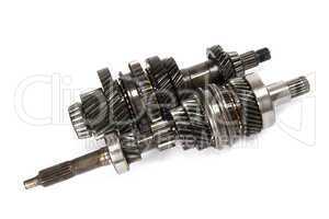Transmission gears , isolated on a white background