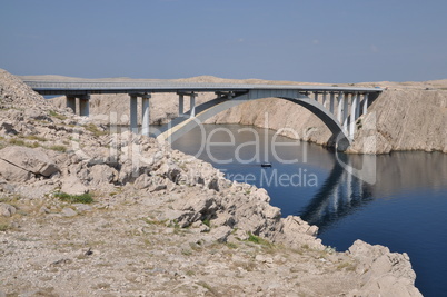 Festungsbrücke, Pag, Kroatien