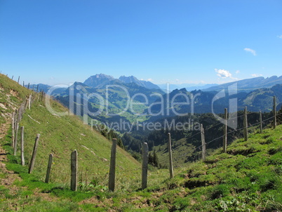 Fence in the mountains