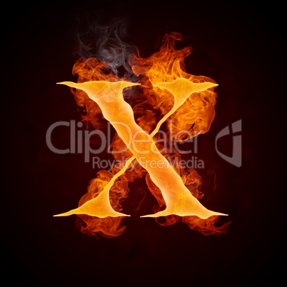 Fire Letters A-Z