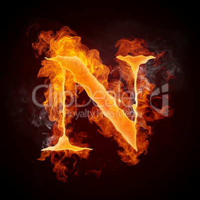 Fire Letters A-Z