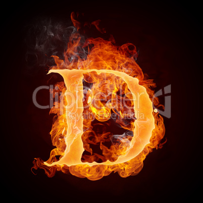 Fire Letters A-Z