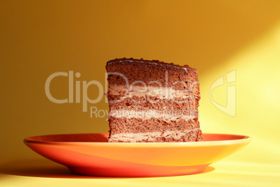 Cake On Saucer