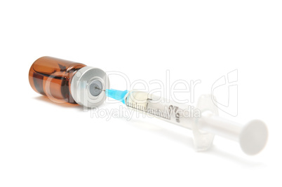 ampoule and syringe