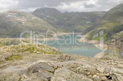 Folgefonna Gletscher Bergsee