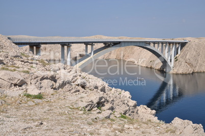 Festungsbrücke, Pag, Kroatien