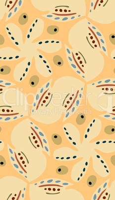 Leaf Cell Seamless Pattern