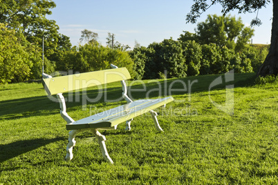 bench in a park
