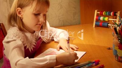 drawing girl