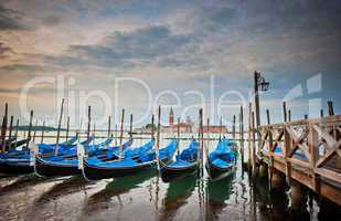 Gondolas at Grand Canal, Venice, Italy