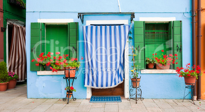 Colorful houses of Burano, Venice, Italy