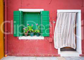 Colorful houses of Burano, Venice, Italy