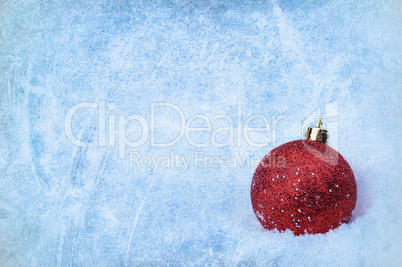 bauble over grunge texture, nice christmas background