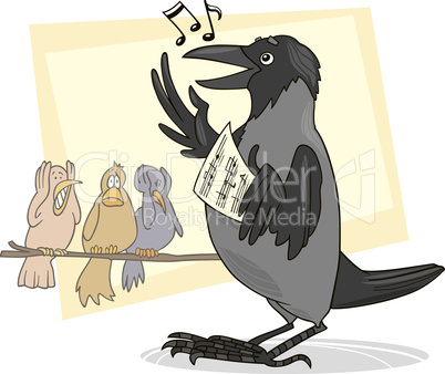Singing crow