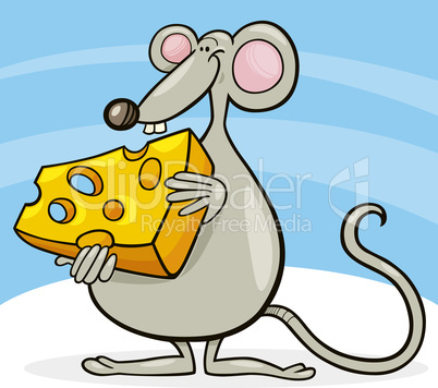 Mouse with cheese