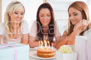 Charming Women celebrating a birthday