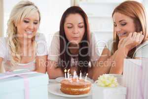 Gorgeous Women celebrating a birthday