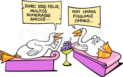 geese in ancient rome cartoon