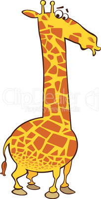 cartoon funny giraffe