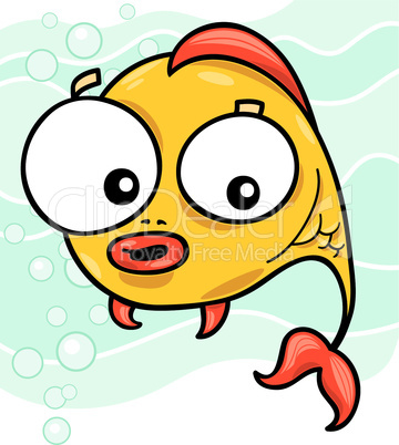 cute little fish cartoon