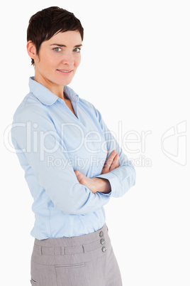 Portrait of a businesswoman with the arms crossed