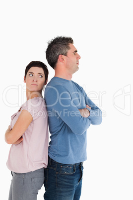 Couple after an argument