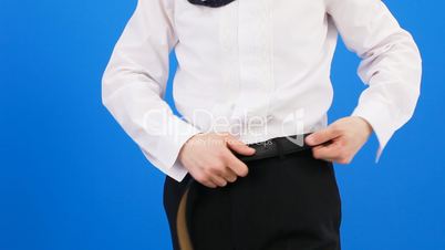 Belt of his pants