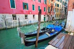 Gondolas in Venice