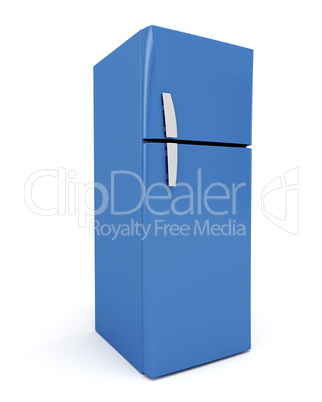 Blue fridge